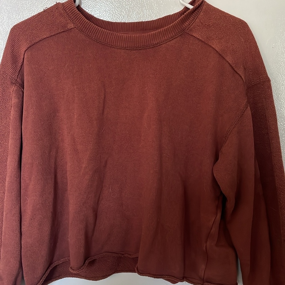 Aerie Rust Sweater Sz. Small - Picture 2 of 5